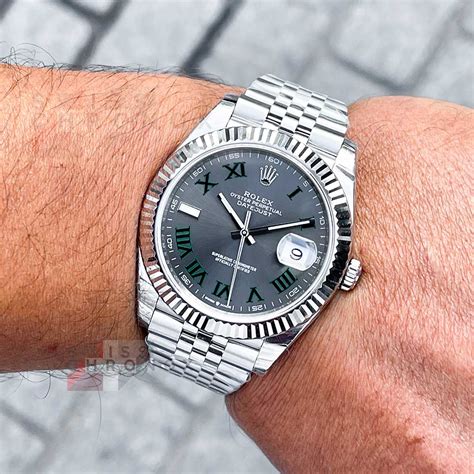 rolex datejust wimbledon on wrist|2023 Rolex Datejust Wimbledon 41mm.